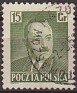 Poland 1950 Characters 15 GR Green Scott 480. Polonia 480. Uploaded by susofe